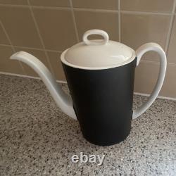 Vintage Susie Cooper Carnaby Daisy Bone China Coffee Cup & Saucer Set