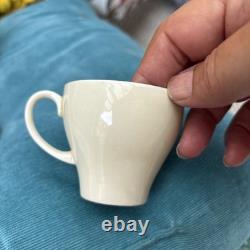 Vintage Susie Cooper Kestrel Blue Orchid Coffee Set Pot Jug Cups Saucers