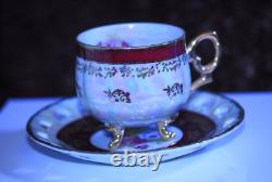 Vintage Tea Coffee Set FRESH CHINA 15 Piece Mother of Pearl Effect Japan