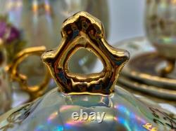 Vintage Tea Coffee Set FRESH CHINA 15 Piece Mother of Pearl Effect Japan