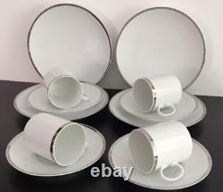 Vintage, Thomas Germany, Medallion Platinum, 35pce Coffee / Breakfast Set For 4