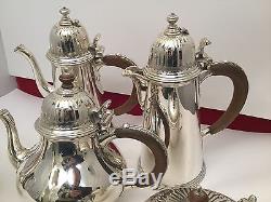 Vintage Tiffany Co Solid Silver Five Piece Tea & Coffee Set London 1969