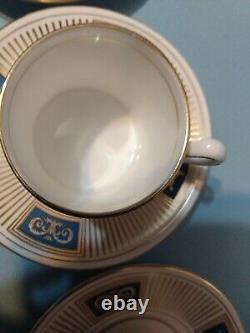 Vintage To Antique Coalport Bone China Coffee Cans X 8 Palladian Pattern