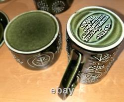 Vintage Totem Susan Williams Ellis Coffee Pot Set Cups/Saucers/Jug/Sugar Pot