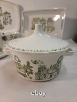 Vintage Turi Design Market Norway Tea Coffee Set 16pcs Cups Saucers