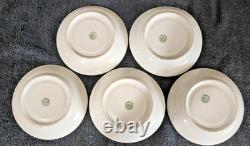 Vintage Union Z Czech Coffee Set 1930s Yellow Fruit Motif Art Deco Porcelain