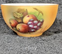 Vintage Union Z Czech Coffee Set 1930s Yellow Fruit Motif Art Deco Porcelain