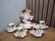 Vintage Unmarked Porcelain Tea Coffee Set Gilt & Floral Decor
