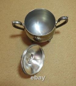 Vintage Unmarked Silverplate Coffee Set