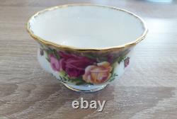 Vintage Unused 21 Piece Royal Albert Old Country Rose Bone China Coffee Set 1962