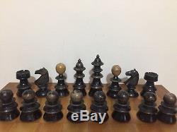 Vintage Vienna Coffee House Chess Set, King 110mm