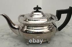 Vintage Viners Alpha Plate Silver Plated on Brass 4 Piece Tea / Coffee Set