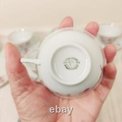 Vintage Vista Alegre Portugal Espresso Coffee Set Cups and Saucers for 9
