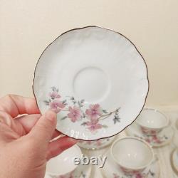 Vintage Vista Alegre Portugal Espresso Coffee Set Cups and Saucers for 9