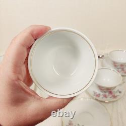 Vintage Vista Alegre Portugal Espresso Coffee Set Cups and Saucers for 9