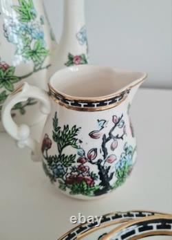 Vintage W R Midwinter Indian Tree Coffee Pot Cups Set