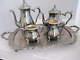 Vintage Webster Wilcox By Oneida 6 Pc. Silver Plate Coffee & Tea Service Set