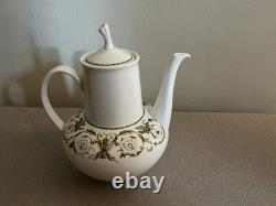 Vintage Wedgewood Perugia Bone China 12 Person Coffee Set