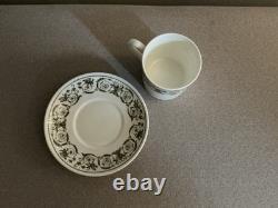 Vintage Wedgewood Perugia Bone China 12 Person Coffee Set