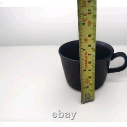 Vintage Wedgwood Black Coffee Set Etruria Barlaston Mid Century Modern Cups