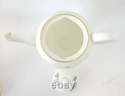 Vintage Wedgwood Devon Sprays Coffee Pot Set Floral- 15 Pieces