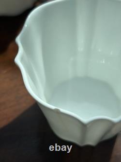 Vintage Wedgwood England Bone China Art Deco Tea Coffee Set Gold Handle Cups Pot