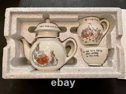 Vintage Wedgwood Miniature Peter Rabbit 13 Pc Tea & Coffee Set FREE SHIPPING