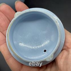 Vintage Wedgwood Of Etruria Summer Sky Coffee Espresso Set Blue White 1950's