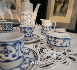 Vintage Winterling Strawflower Bavaria German Porcelain Tea/Coffee Set