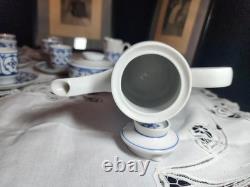 Vintage Winterling Strawflower Bavaria German Porcelain Tea/Coffee Set