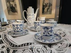 Vintage Winterling Strawflower Bavaria German Porcelain Tea/Coffee Set