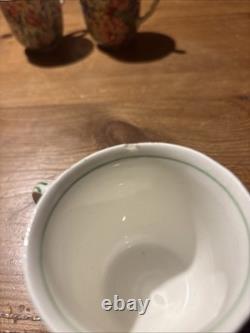 Vintage X13 Piece Cup & Saucer Set Chintz MidWinter Brama Floral Stand Coffee