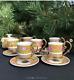 Vintage Coffee Set Limoges France 1960-70 Years. Porcelain Set With Complete