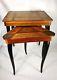 Vintage Coffee Table Set Wood With Music Box Tables A Cafe Carillon Tavolini