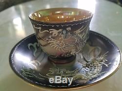 Vintage dragon tea/coffee set of 28th Hand Painted in Japan. Very good condition