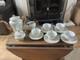 Vintage Porcelain Pearlescent Coffee Set