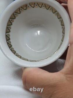 Vintage set of 5 yamato 1886 japan porcelain cups coffee espresso