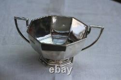 Vintage solid silver Tea and Coffee set, Sheffield/London 1925/30, total 1582gms