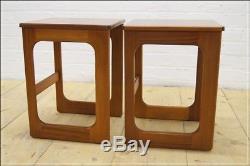 Vintage table bedside table teak coffee side set of2 McIntosh teak danish design