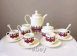 Vtg. 1960/70's Bavaria Schumann Arzberg Coffee Tea Set Retro Mid-Century Modern