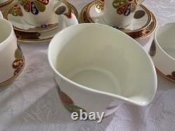 Vtg 1974 Rare Royal Worcester Tea Coffee Set 16 piece set Pavilion