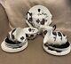 Vtg Royal Albert Masquerade 21 Piece Tea Coffee Set