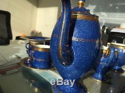 WEDGWOOD Rare Vintage Tea Coffee set, 4 Cups, Saucers, Milk Jug, Sugar & Coffee Pot