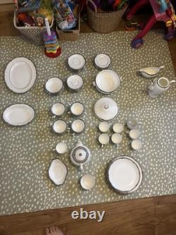 Wedgewood Amherst Dinner and Coffee Set Vintage Bone China 64 Items