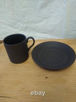 Wedgwood Black Basalt Coffee Set Vintage Collection From The 1960s