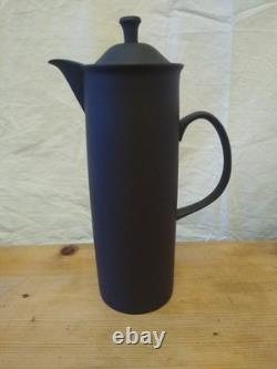 Wedgwood Black Basalt Coffee Set Vintage Collection From The 1960s