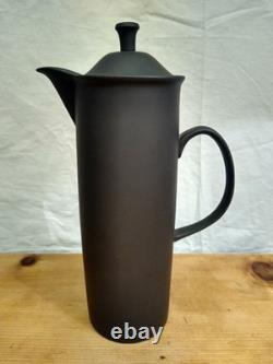 Wedgwood Black Basalt Coffee Set Vintage Collection From The 1960s