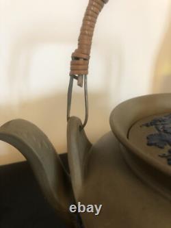 Wedgwood Drabware Jasperware Tea & Coffee Set of Four Rare Vintage