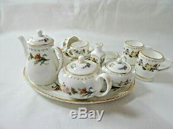Wedgwood Miniature Tea Coffee Set Mirabelle 18 pcs Porcelain China Vintage