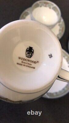 Wedgwood Set Of 5 Chinese Legend Small Coffee /Tea Cup & Saucer Vintage